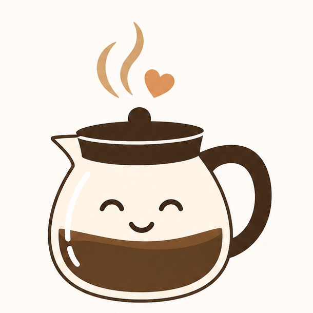 TheHiringCafe coffee pot logo